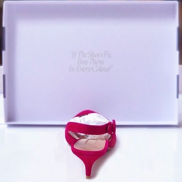 💥 HOST PICK 💥 Aquazzura Cabaret Pink Pure Sling 45 Heels - Picture 12 of 14